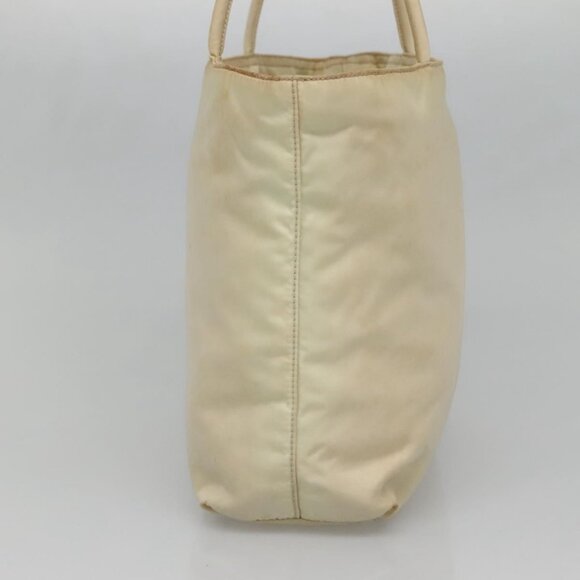 PRADA Hand Bag Nylon Beige Auth - Picture 5 of 16